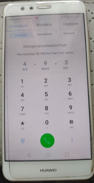 Telefon na częsci Huawei P9 LTE.