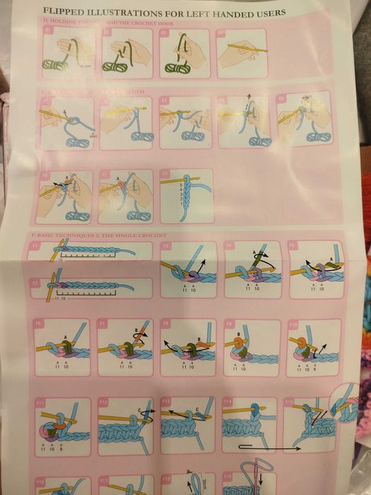 Arte do crochet para crianças