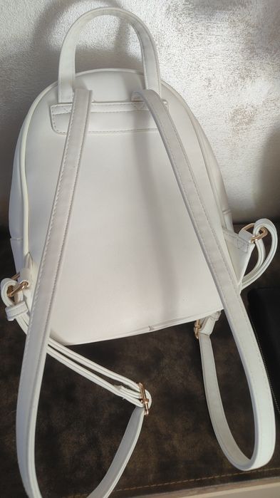 Plecak Wittchen biały w kwiaty