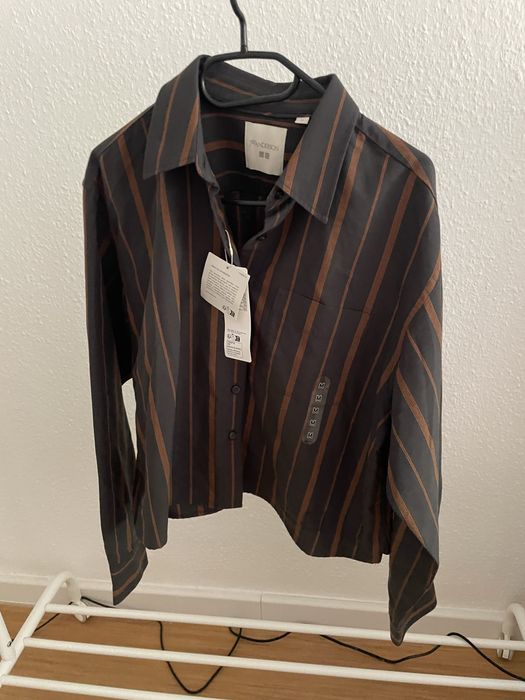 Жіноча сорочка Uniqlo x JW Anderson у смужку, р. М