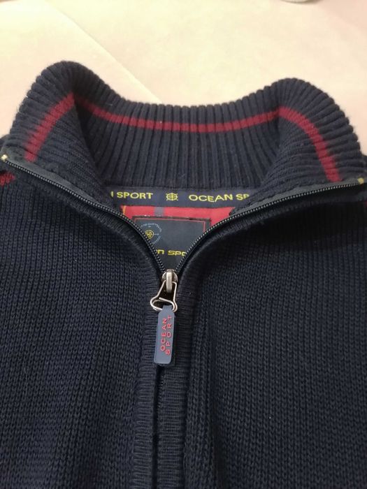 Casaco cardigan com fecho Ocean Sport