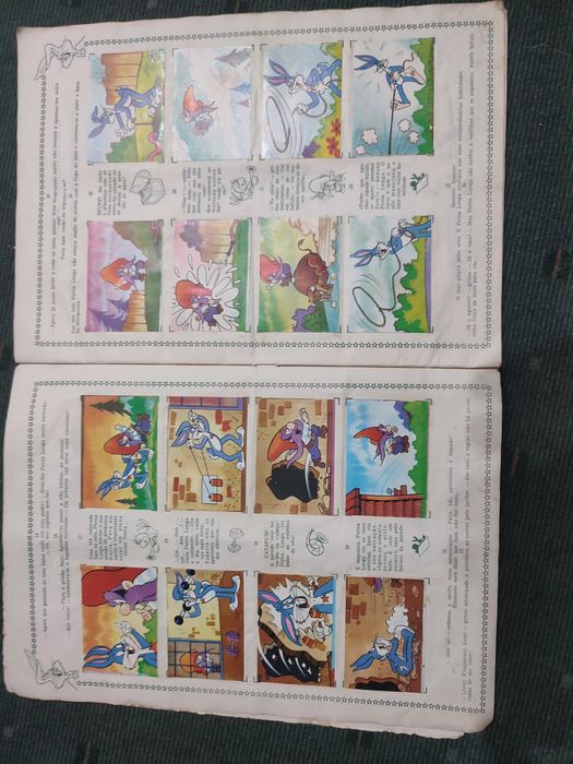 Caderneta de Cromos antiga Pernalonga & Cª 2º Vol - 1967 - Completa