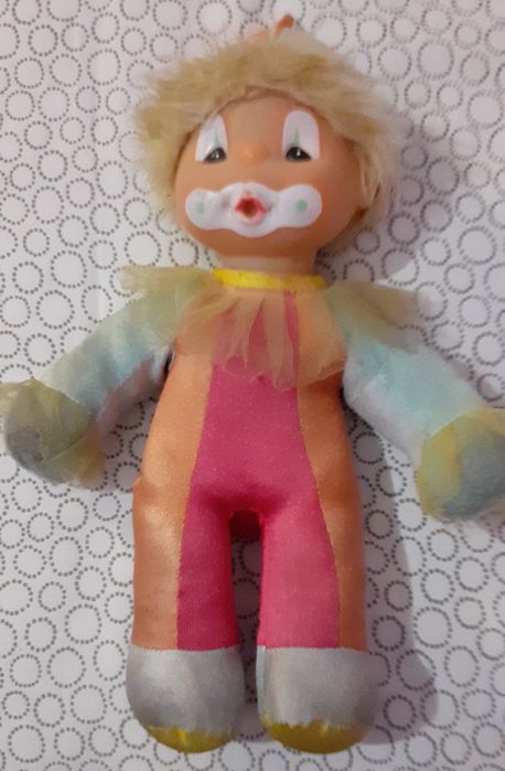 Boneca  palhaço com luz