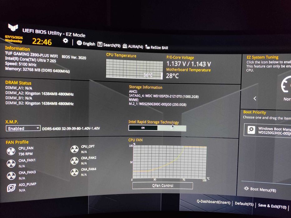 Computador Intel Core Ultra 7 32GB DDR5 RTX3080