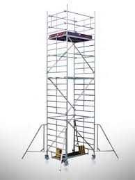 Rusztowanie jezdne, lekkie ( aluminiowe). Wynajem.