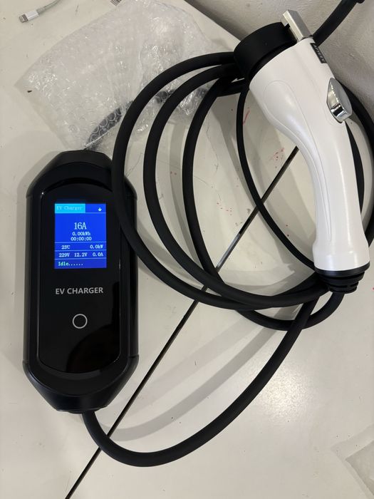 Зарядка для електромобіля тип 1, J1772, 8-16A, кабель 3,5 метри