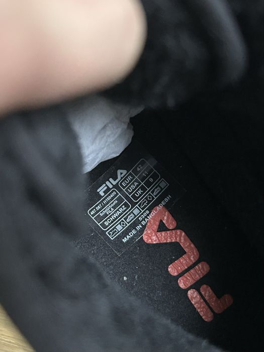 Зимові черевики FILA, розмір 42