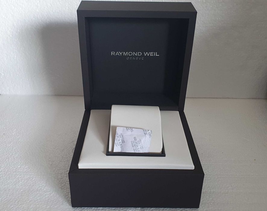 Caixa para relógio Raymond Weil, completa - NOVA