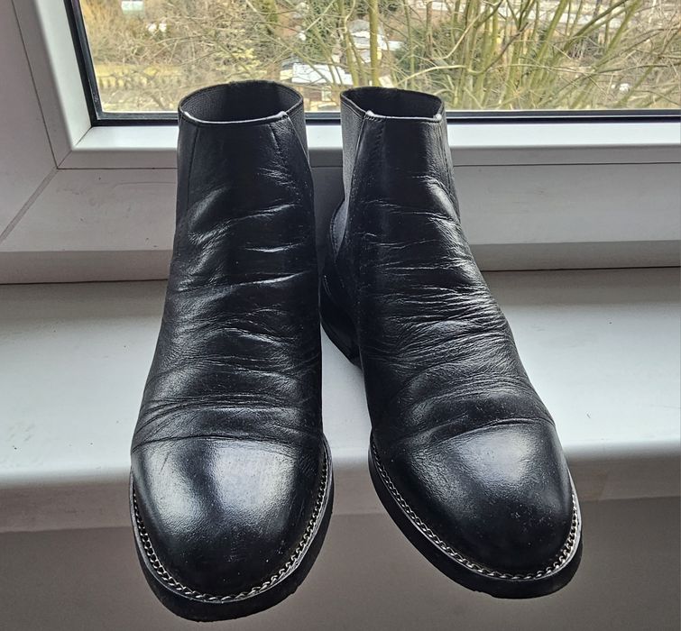 Firmowe kozaki męskie lub damskie  że skóry