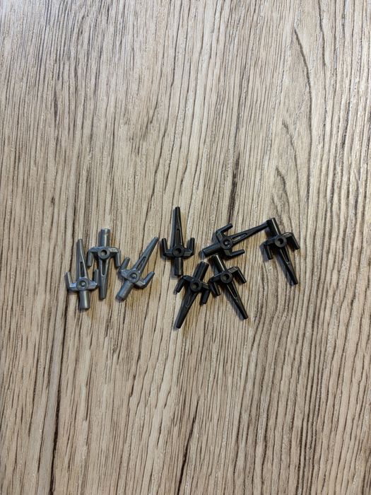 Lego Ninjago 98139 sztylet srebrny 3 sztuki ciemnoszara perła 5 sztuk