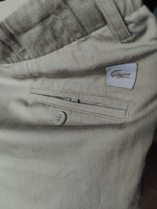 Джинсы (chino Lacoste France W34 beige.