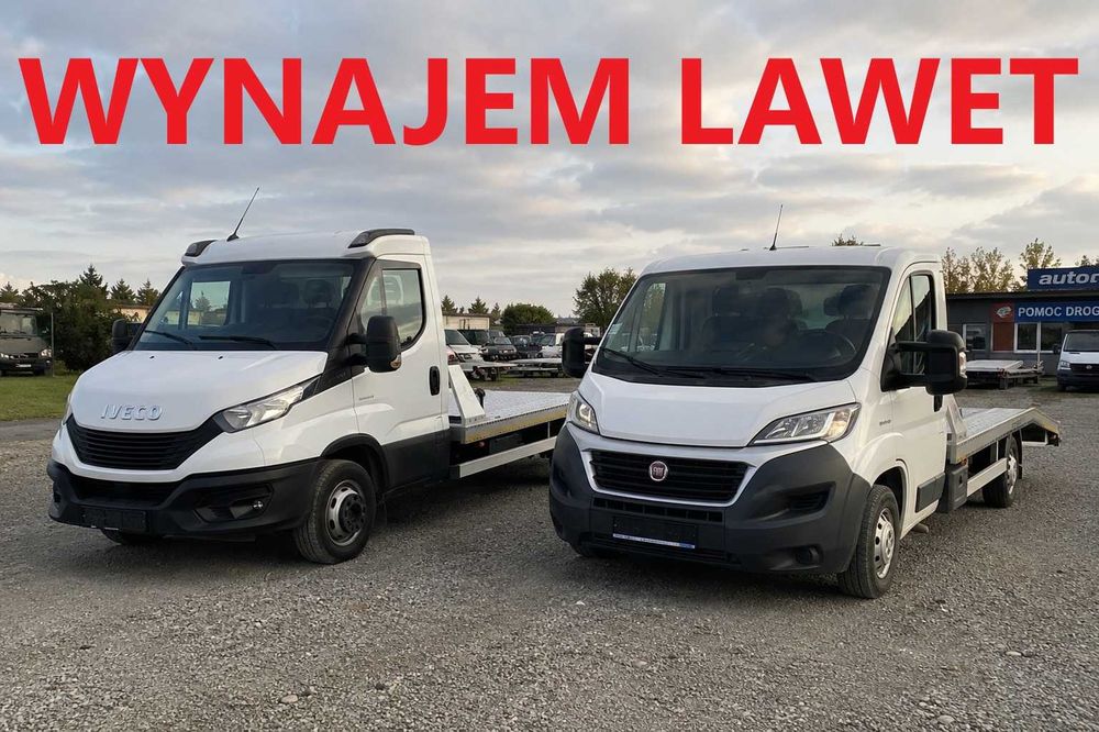 Autolaweta lawety do wynajęcia | Iveco Daily | Fiat Ducato | Polska i Europa