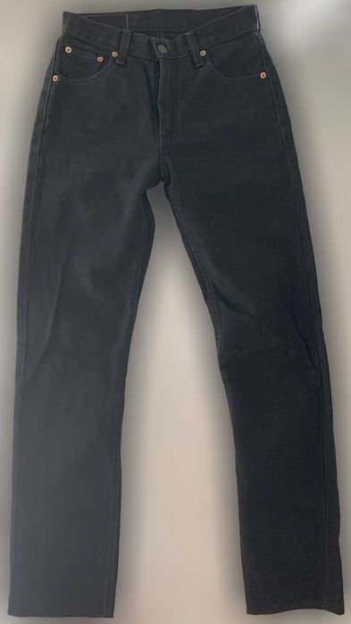 Calças de Ganga de Adulto, Unissexo, Levi Strauss, Preto, Novas