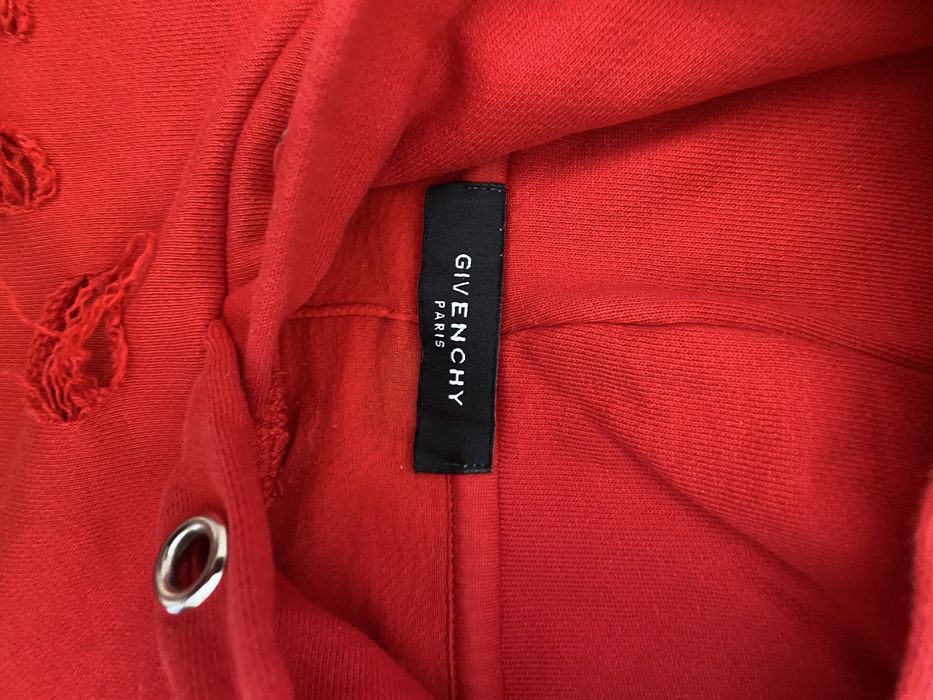 Худі жіночк givenchy paris червоне