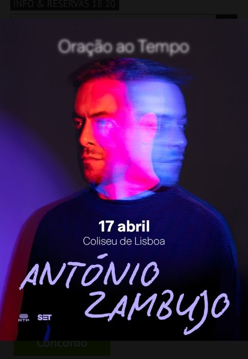 Bilhetes Concerto Zambujo