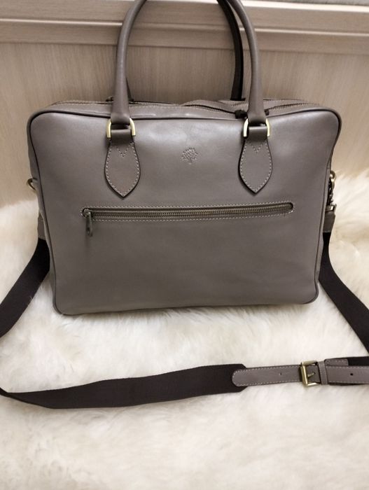 Шкіряна сумка портфель Mulberry