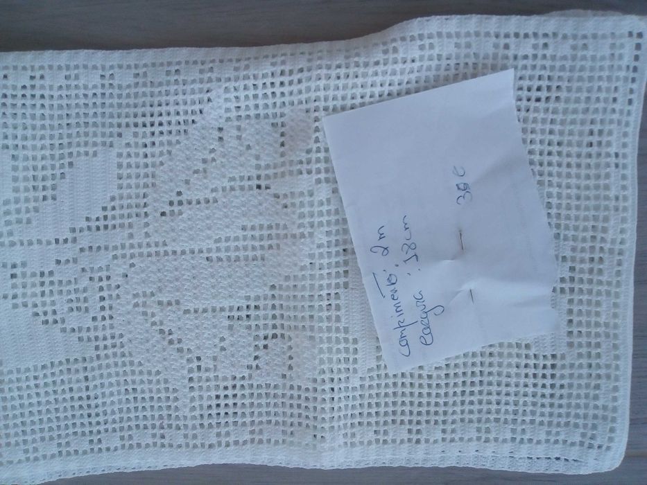 Rendas para entremeios de toalhas; cortinados ou lencois