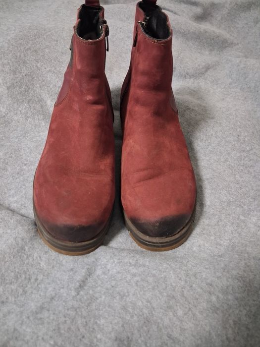 Ботинки  замшевые,