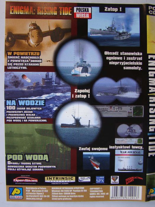 Enigma: Rising Tide PC CD