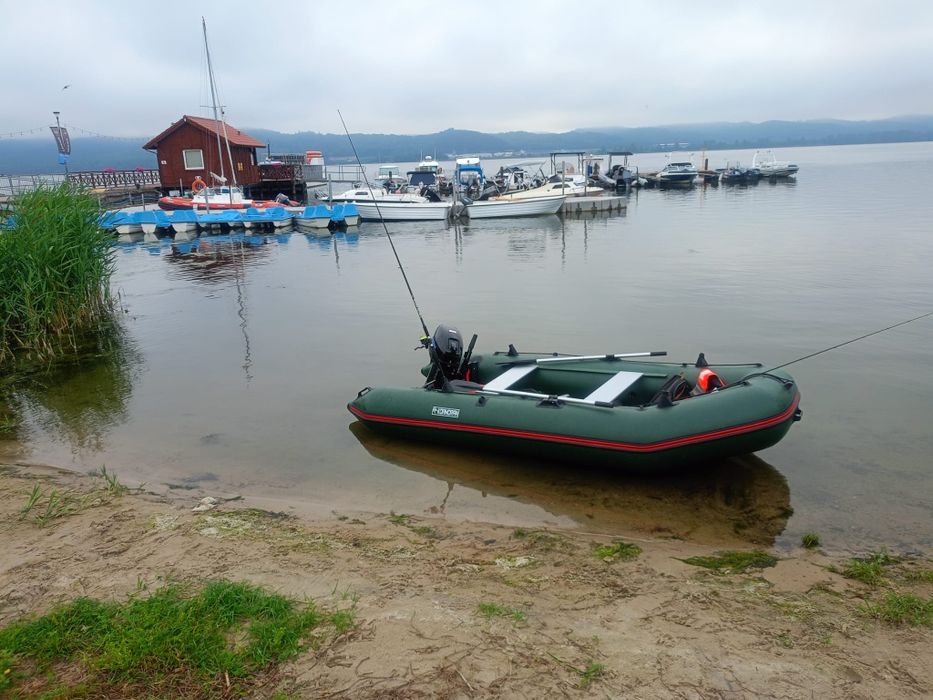 Ponton Kormoran i Silnik