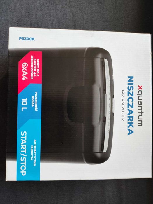 Niszczarka XQUANTUM PS300K 10 L,