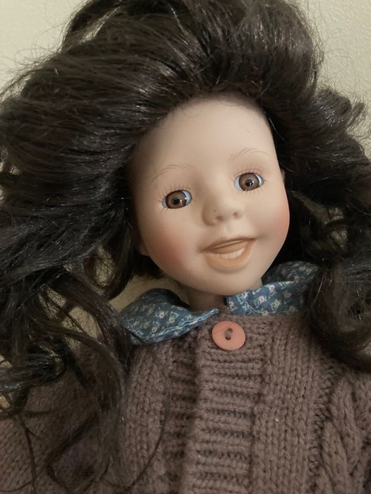 Lalka porcelanowa 50 cm retro 9629A