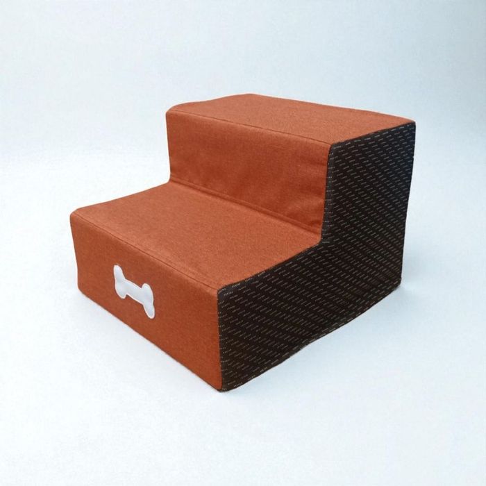 Сходинки для тварин колір помаранчевий 36х27х40 см, пандус, лесенка