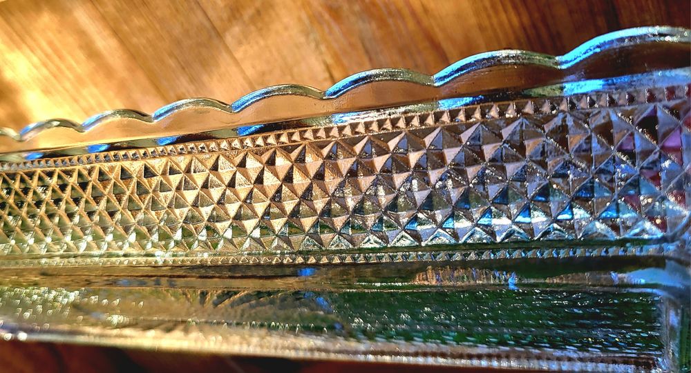 Krzyształowa patera półmisek