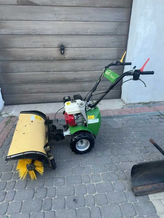Profesjonalna zamiatarka spalinowa RMV Master Honda GX160 5.5 KM + pług Hako | Bieg wsteczny