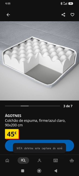 Cama de solteiro simples