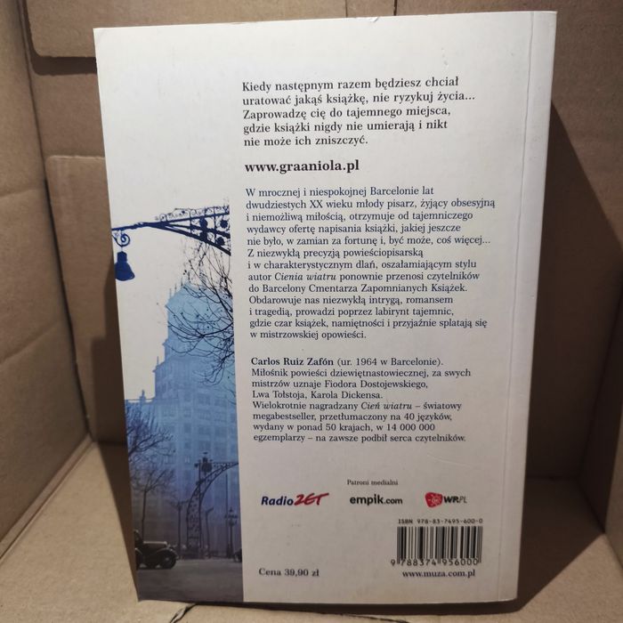 Carlos Ruiz Zafón Gra anioła