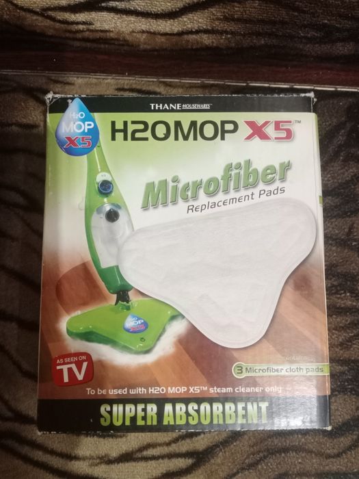 Пароочиститель H20 Mop X5.+ 3 тряпочки в подарок.