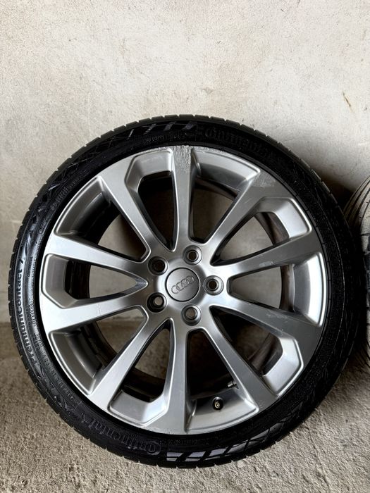 Oryginalne koła felgi Audi 18" 5x112 ET54 + Opony Continental