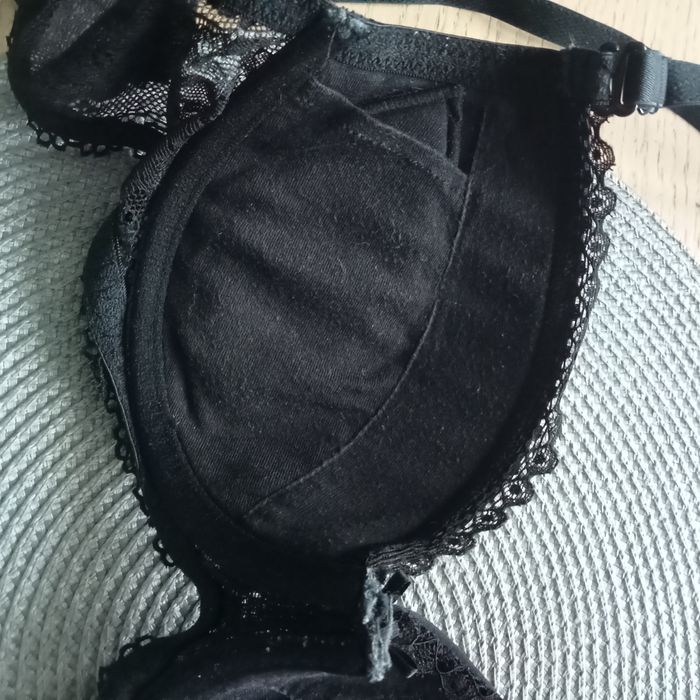 Biustonosz push up, czarny Esotiq 75B