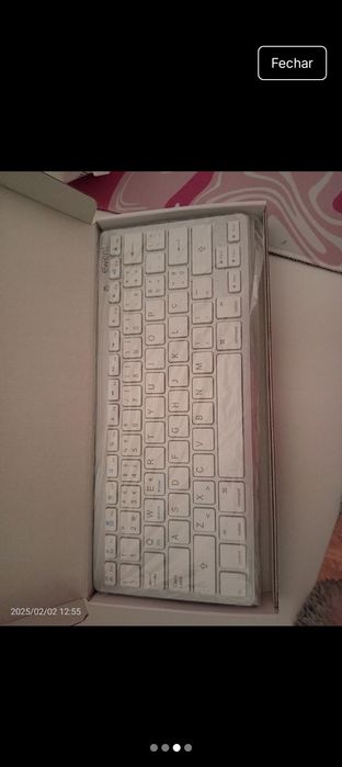 Teclado sem fios  ultra fino