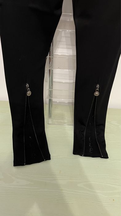 Garnitur Versace meduza 40 czarny cyrkonie kamienie