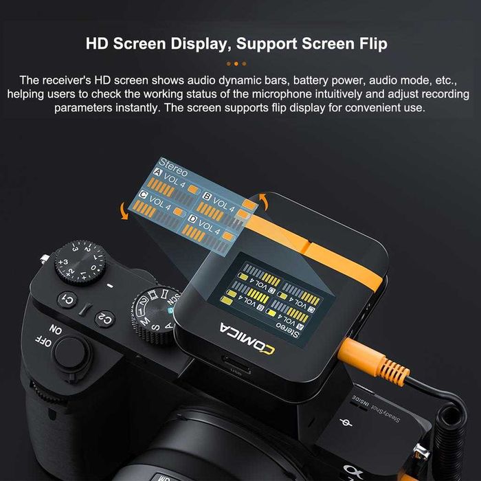 COMICA Vimo Q 2,4 ГГц Бездротова петлична мікрофонна система