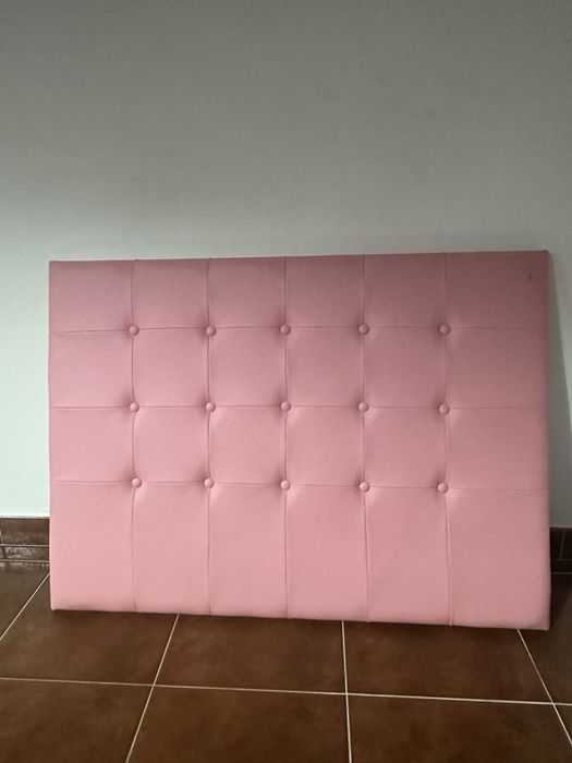 Cabeceira Cama Rosa