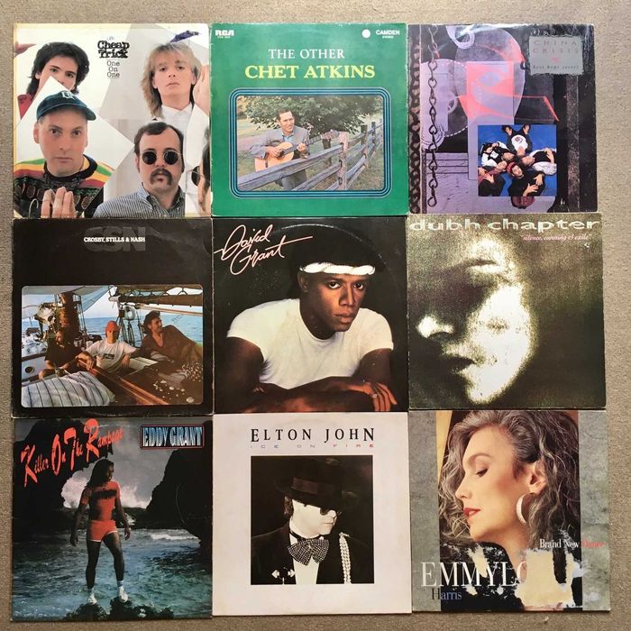 Discos vinil LP - 5€ cada - pop rock portuguesa