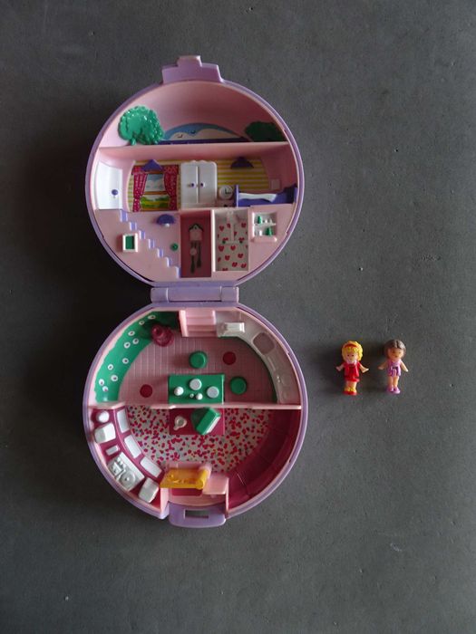Polly Pocket purple house compact 1989 Bluebird