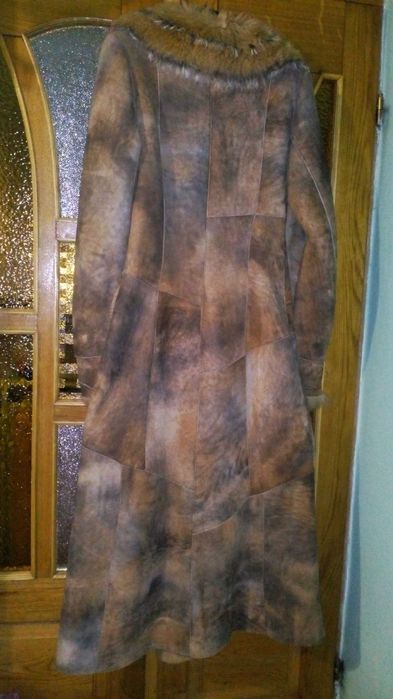 Дублёнка женская (чёрная, коричневая) на рост 170.