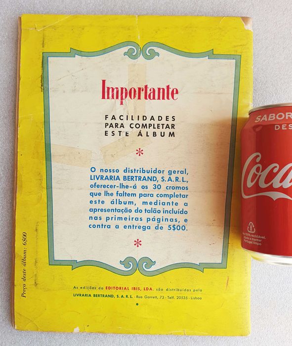 Antiga Caderneta Completa ~ "HISTÓRIA do AUTOMOVEL" ~ IBIS 1961