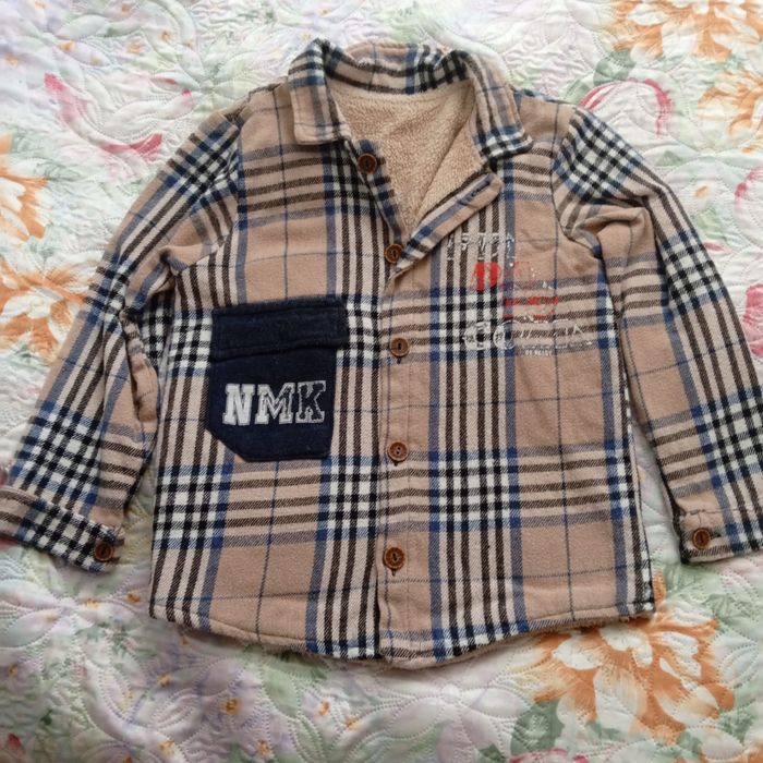 Рубашка теплая детская