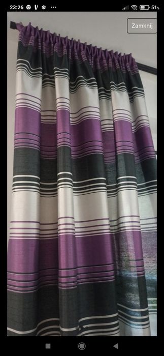 Zasłony w pasy 148x251 / kpl