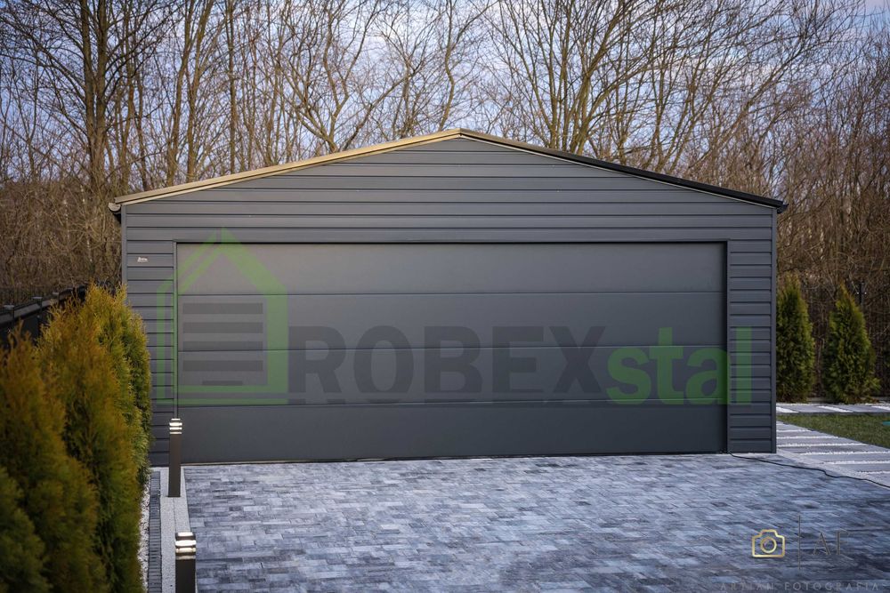 Garaż o wymiarach 6,00 x 5,80 m