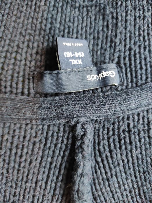Sweter granatowy gap kids