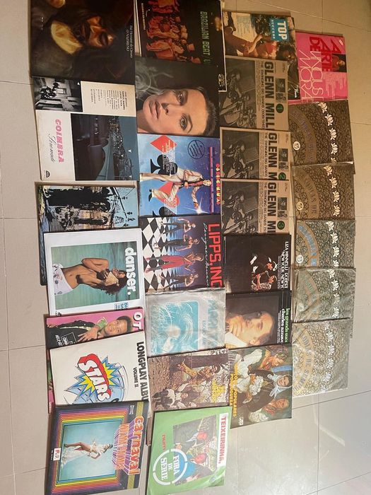 Coleção de Discos de Vinil/ mini