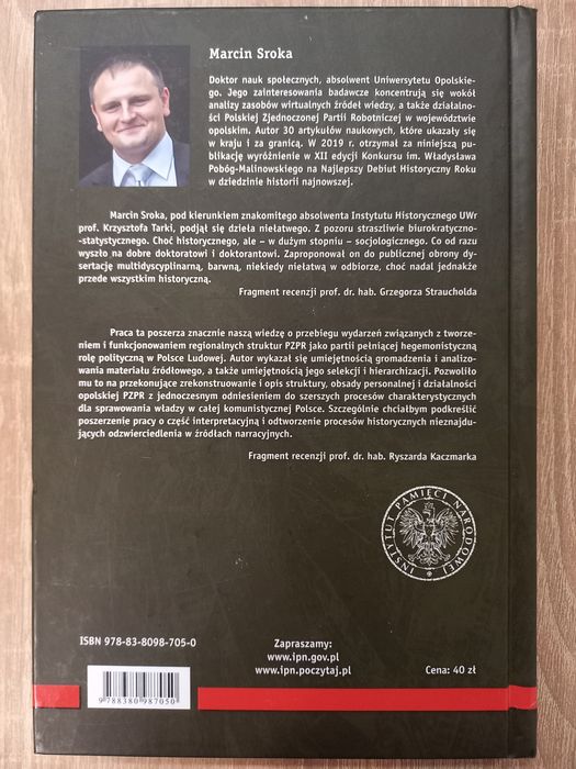 Komitet Wojewódzki PZPR w Opolu 1950 -1990 Marcin Sroka