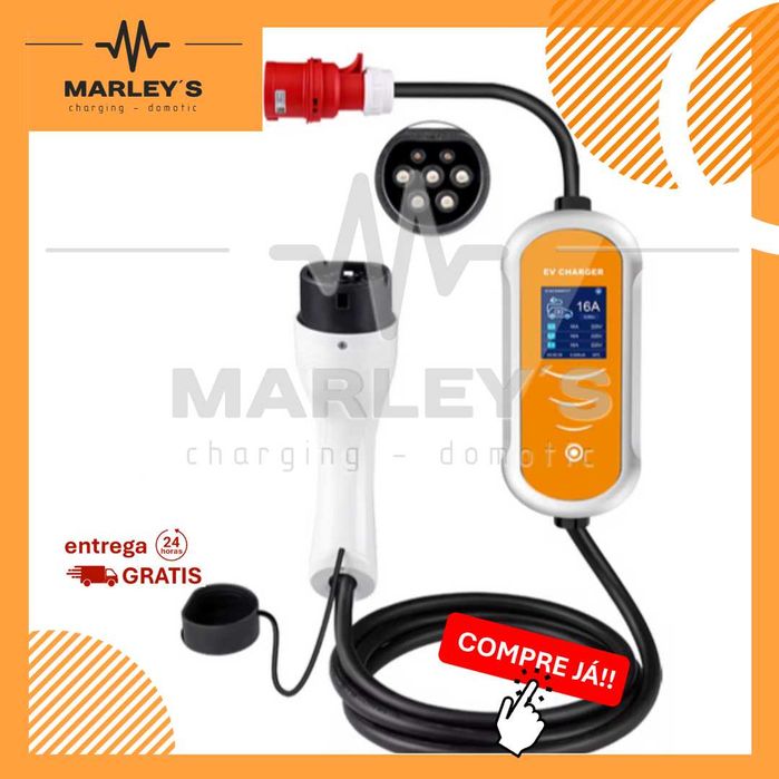 Portable Charger 11 kw - 16A - Type 2 - Electric and Hybrid64286530570625120