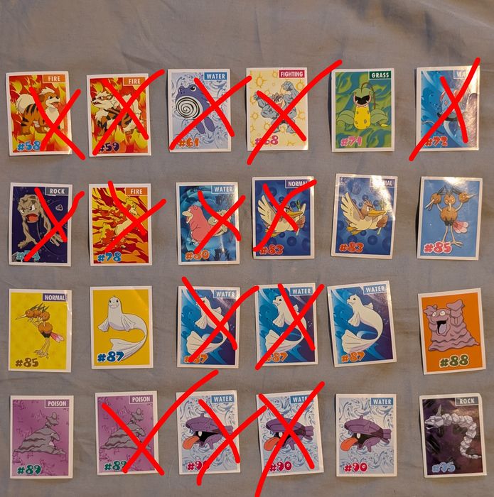 Naklejki chipcao chipita pokemon